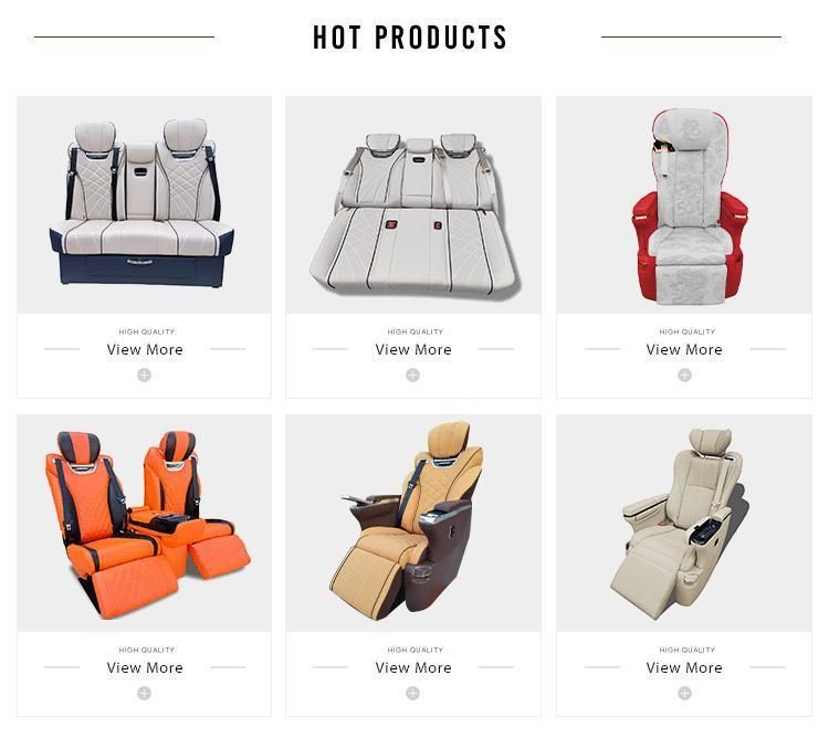 Luxurious Electric Car Seats for Multivan 2020 Interior Modification