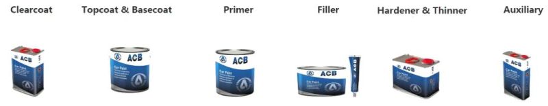 Acb Automotive Paint 2K Polyester Putty Body Filler Nc Putty Car Paint