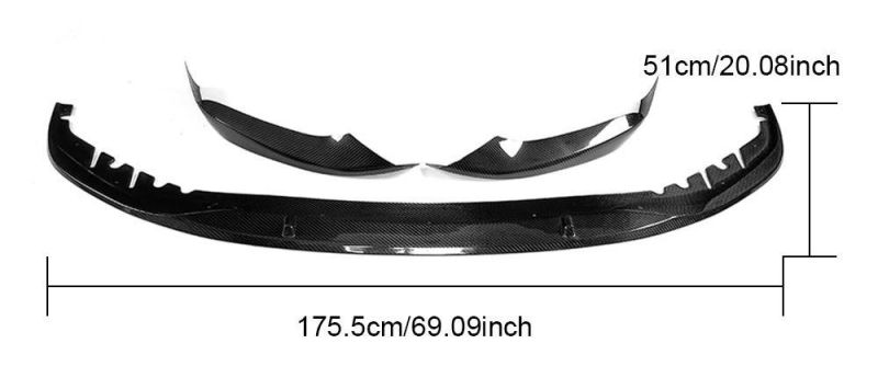 for BMW 5 Series G30 G31 G38 520I 530I 540I M-Sport 2017-2018 Car Front Lip Spoiler