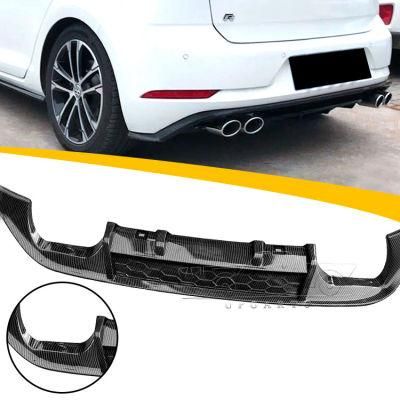 Body Kit for VW Golf 7 Mk7 Gti Left and Right Dual Exhaust Pipes Rear Lip