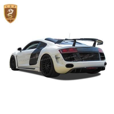 Ppi Style Carbon Fiber Rear Spoiler Wing for Audi R8 Trunk Spoilers