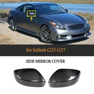 Carbon Fiber Side Mirror Caps for Infiniti G25 G37 2007-2013