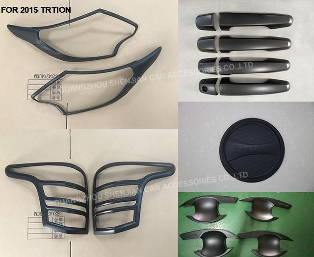 Wholesale 3m Protection ABS Black Chrome Full Combo Kit for 2010-2019 Triton Strada L200