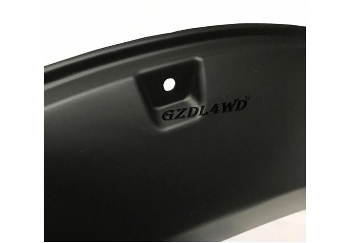 Black Guard Trim Fender Flares for Ford Ranger Px2 Mk2 2015-2017