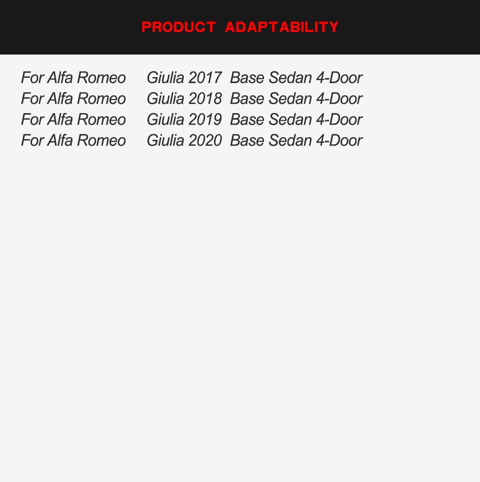 Carbon Fiber Front Lip for Alfa Romeo Giulia Sedan 4-Door 2016-2021