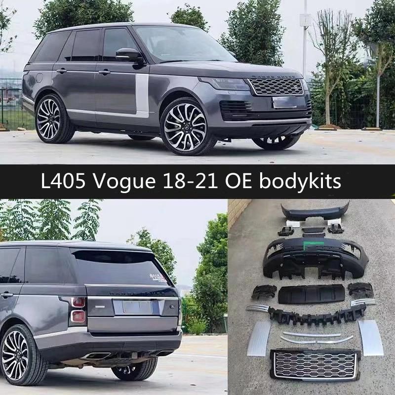 Newest Facelift Bodykits L405 OE Type Full Bumper Body Kit for Range Rover Vogue 2014-2017 Upgrade to 2018 2019 2020 2021 Car Convert Auto Parts