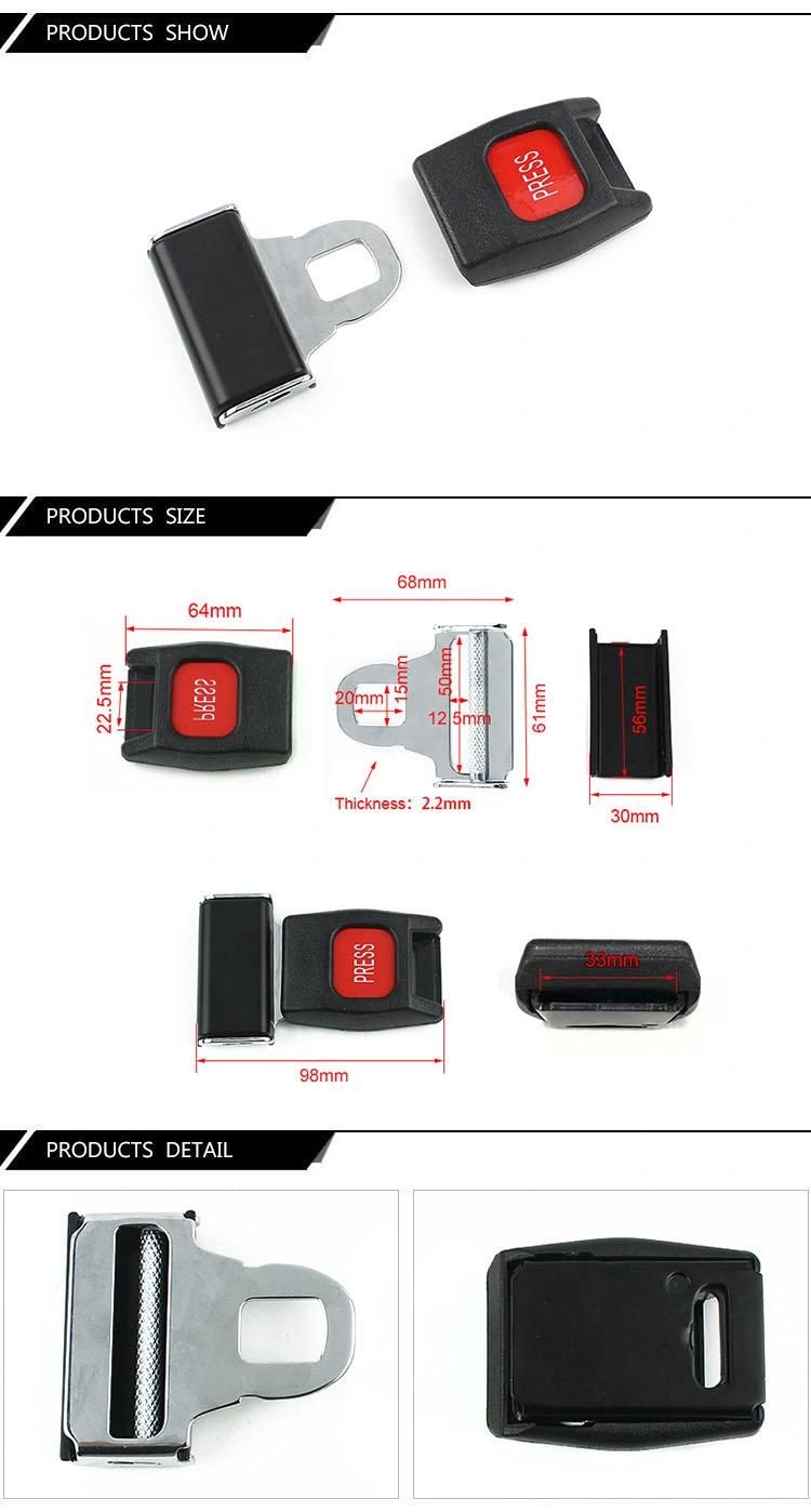 Fed 031 Car Accessory Automatic Belt Buckle Quick Released Push Button Seat Belt Buckle
