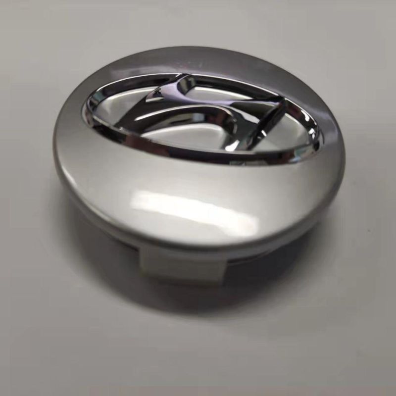 Chrome Custom Car Wheel Hub Center Cap 60 mm Wheel Center Cap