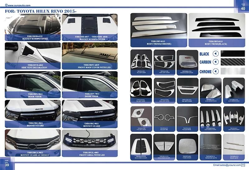 Ycsunz Exterior Accessories Rear Gate Wrinkle Black Decoration Truck Beds Rail Guard Cap for Hliux Revo Rocco 2015-2019