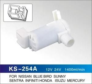 12V 24V 1400ml/Min Washer Pump for Nissan Blue Bird Sunny Sentra Infiniti Honda Isuzu Mercury