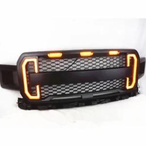 Car Accessories Body Kit Grille Bumper Guard with LED Lights for Ford F-150 2018+