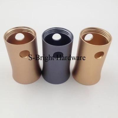 Customized Anodized Aluminium Al2024 CNC Turning Sleeve for Car Cigarette Lighter (F-262)