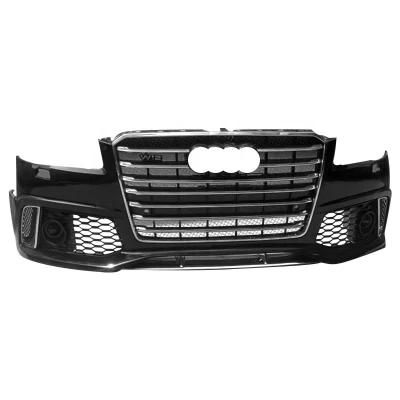 Front Bumper with Grill for Audi A8 Upgrade to RS8 2011 2012 2013 2014 2015 2016 2017