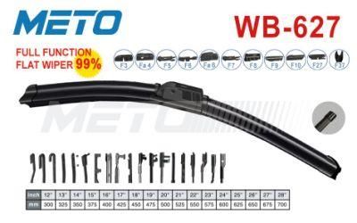 Aerotwin Wiper Blade Rubber Refill Car Soft/Flat /Frameless/Boneless Windshield Wiper Blade (size chart)