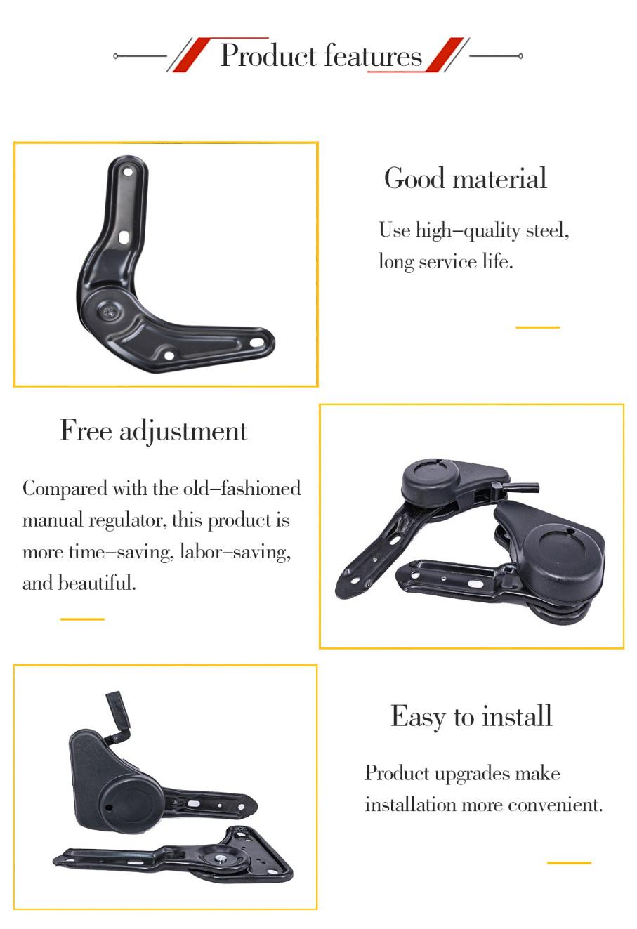 Car Seat Height Adjuster Coach Seating Recliners 180 Degree Angle Adjuster