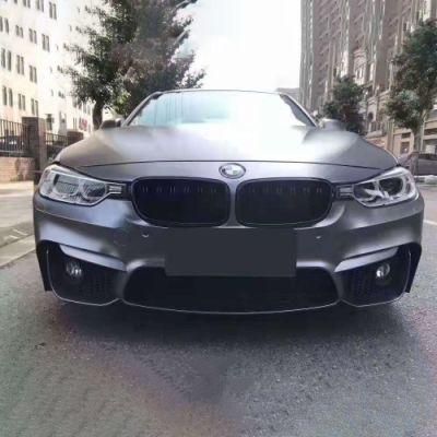 BMW 3 Series 2012-2018 F30 to M3 Car Bumper with Side Skirt Grille Tail Pipe and Fog Light