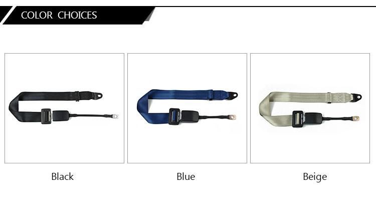 Fea006 Universal Alr Car Seat Belt 2-Point Lap Seat Belt