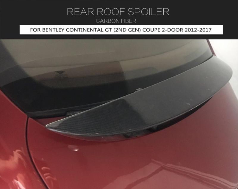 Carbon Fiber Car Spoiler for Bentley Continental Gt (2ND Gen) Coupe 2-Door 12-17