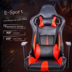 Black Blue Leather Adjustable Recaro E-Sports Racing Car Seat