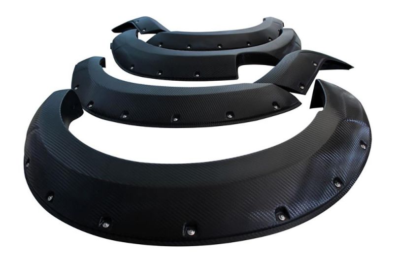 Ranger T6 2012 Fender Flare Modified Design New ABS Plastic 5D Carbon Wheel Arch Flare