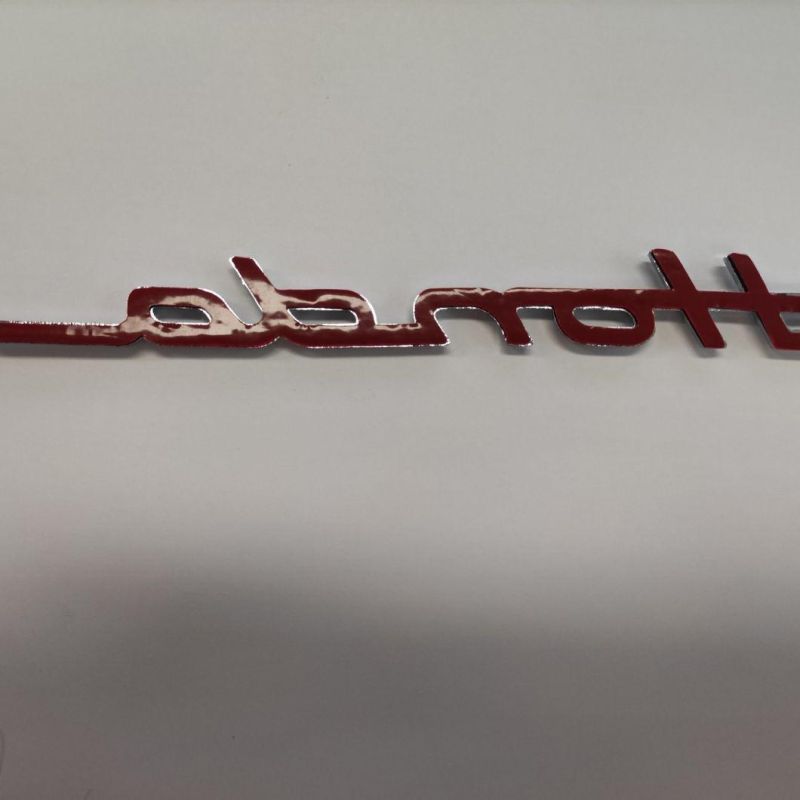 Chrome Silver Custom ABS Auto Accessories Car Letter Badge Emblem
