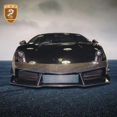 Facelift to Rz Style Carbon Fiber Front Bumper Rear Diffuser Spoiler Bodykit for Lamborghini Gallardo Lp550-560
