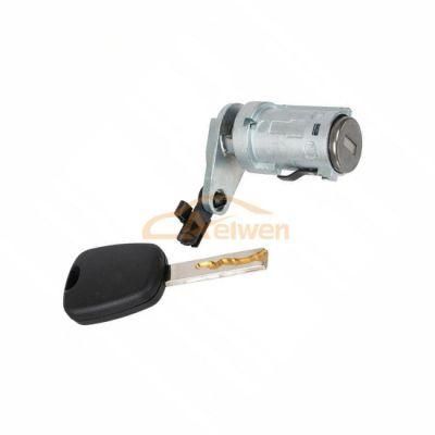 Aelwen Auto Parts Door Lock with Key Fit for VW OE No. 1t0837167A