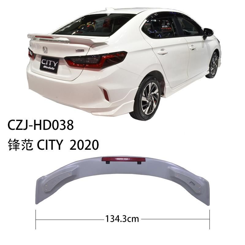 for Honda City 2020+ Spoiler with LED Light Factory Design