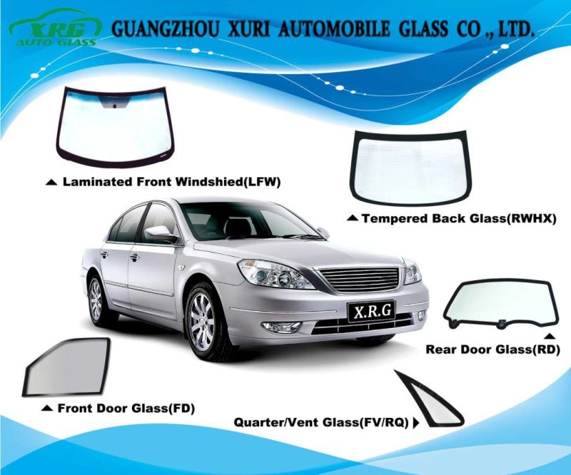 Auto Parts Sliding Window Glass for Toyota Hiace Rh200