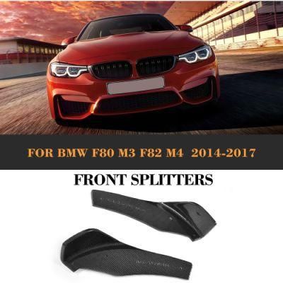 Jc Design Carbon Fiber Front Splitters for BMW F80 M3 F82 M4 Coupe 2-Door 14-17 (fits: M3 M4)