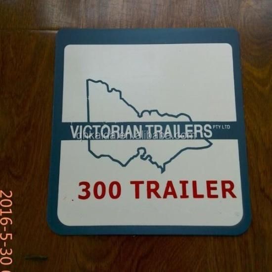 Waterproof EVA Truck Mud Flaps/ Trailer Mudflaps with Printed Logo