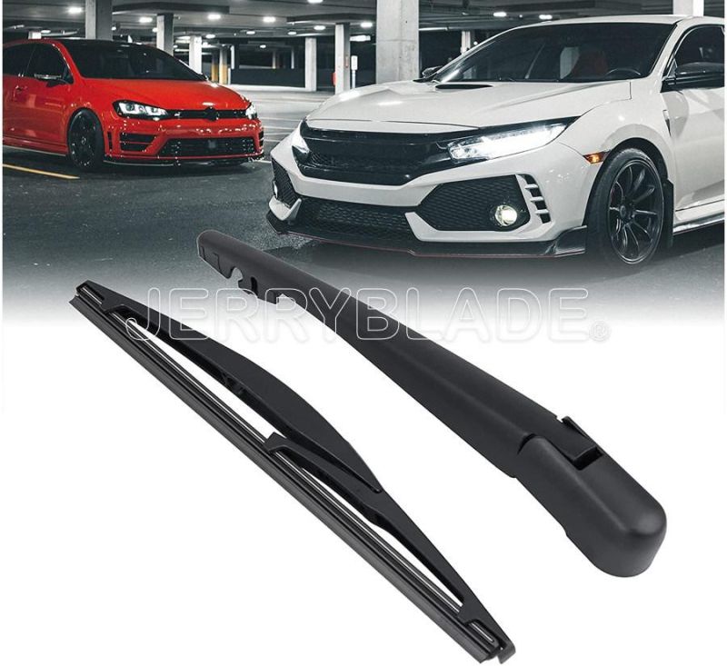 250mm 10" Rear Windshield Wiper Blade Arm Set for 04-18 Suzuki Swift Windscreen Rear Wiper Arm Blade Set for Suzuki Swift Sx4 Nissan Leaf Honda Hr-V Citroen C4