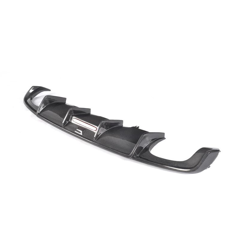 A4 Carbon Fiber Rear Bumper Diffuser Lip for Audi A4 B9 2018-2019 Body Kit