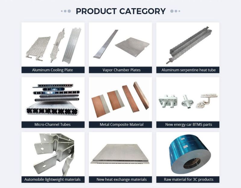 Aluminium Liquid Cooling Tube for New Energy Car Battery Cooling