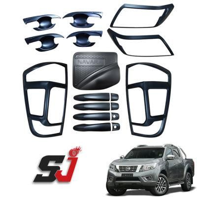 Sj Self Design ABS Plastic Full Set Black Chrome Body Kit for 2014-2019 Navara Np300
