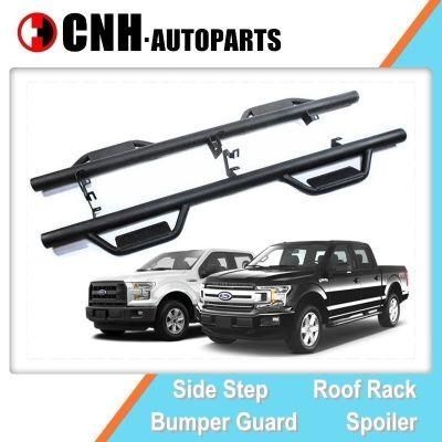 Car Parts Auto Accessory Running Boards for Pick-up Truck F150 2015 2018 Steel Side Nerf Bars