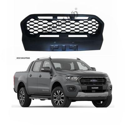 Without Logo Car Grille Fits 2019 Ford Ranger Px3 MK3 Front Grille Mesh
