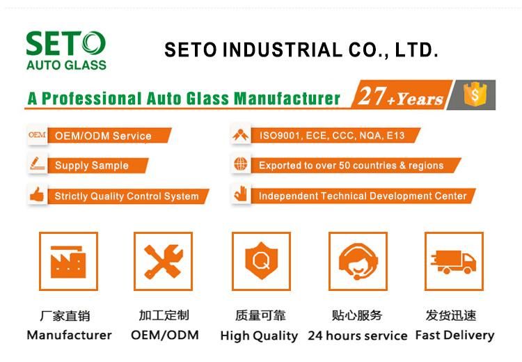 Customized Chinese Parabrisas Auto Windshield From Seto