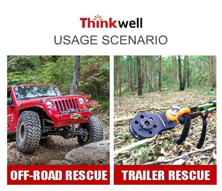 Painted Color off-Road Vehicle Winch Snatch Block