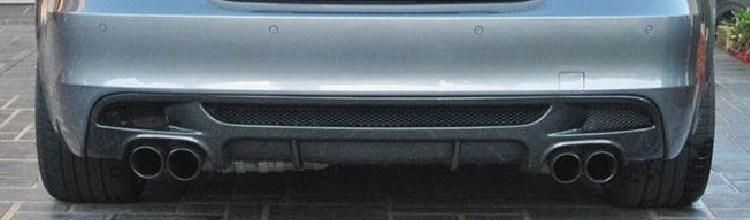 Black Color in ABS Customized Car Rear Diffuser