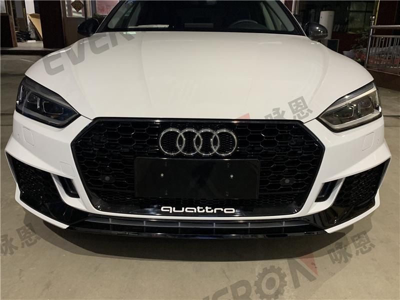 Auto Body Kit RS5 Style Front Bumper Assy with Grill for Audi A5 2017-2020