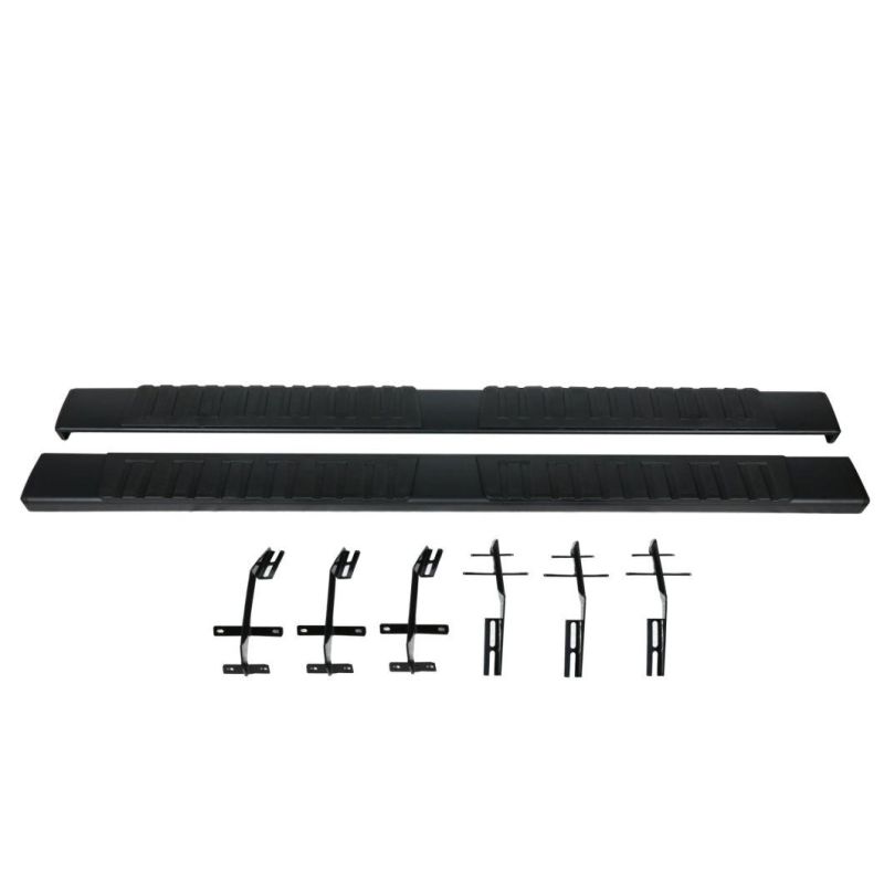 New! Aluminum Alloy Side Steps Nerf Bars Running Boards for F150 Super Crew Cab