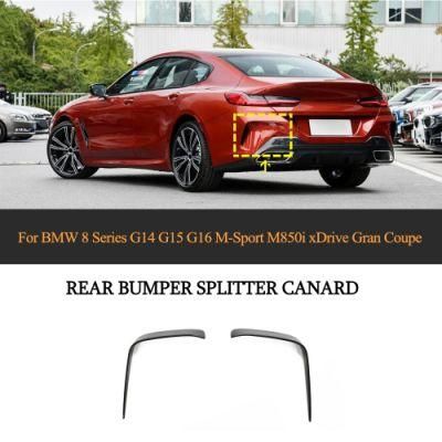 Dry Carbon Fiber G16 Rear Bumper Splitter Canard for BMW 8 Series M-Sport M850I Xdrive Gran Coupe 4D 2019-2021