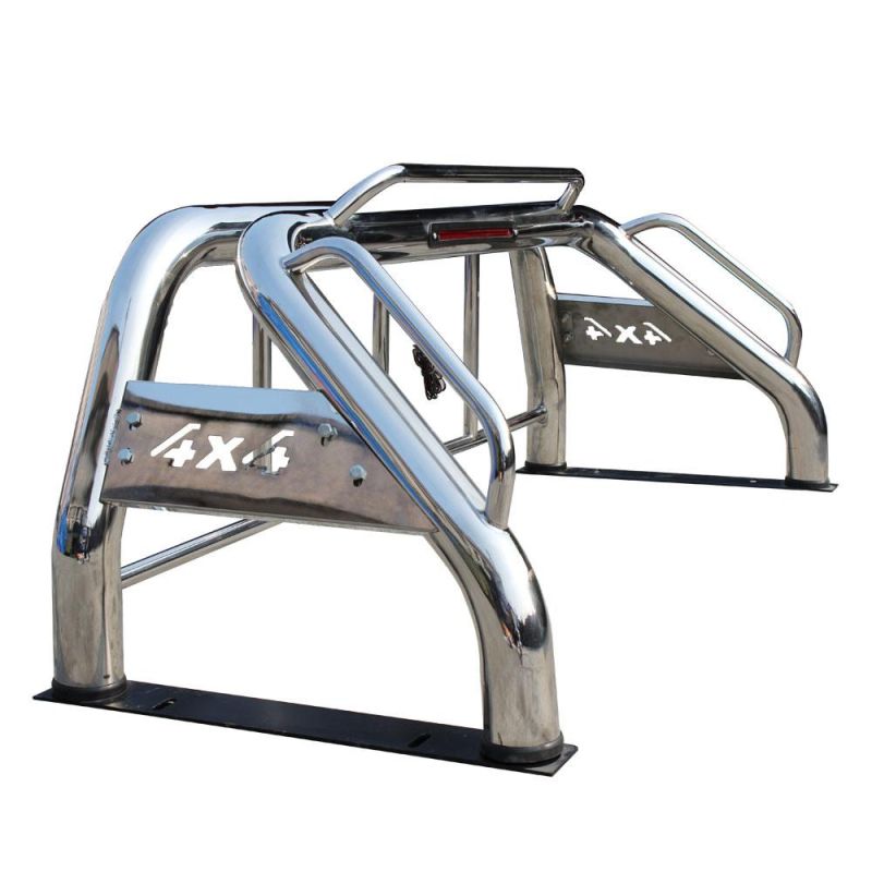 Auto Accessories 204 Stainless Steel Roll Bar for Ranger Sport Bar for Navara Np300 D40 D22 Volkswagen Amarok Isuzu D-Max
