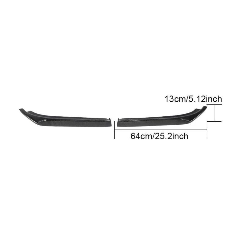 for Infiniti Q50 Carbon Fiber Rear Bumper Splitter 2014-2017