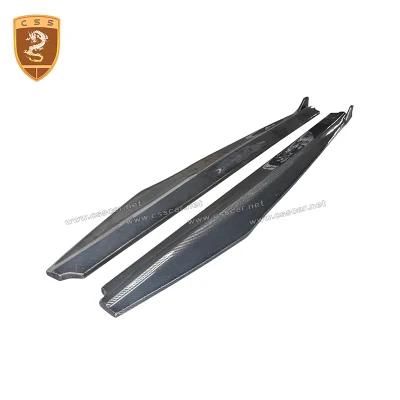 Css Style Carbon Fiber Side Skirts for Adi R8 Car Parts Body Kits