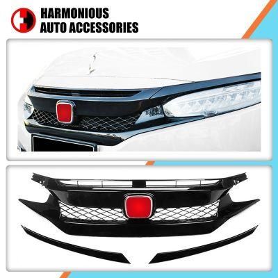 Type-R Style Auto Front Grille for Honda New Civic 2016 2018