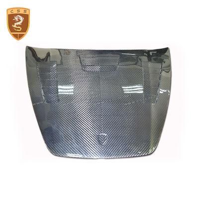 Upgrade to Mansory Style Dry Carbon High Polished Front Engine Bonnet Hood Cover for Porsche 958 2011