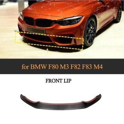 for BMW F80 M3 F82 F83 M4 Carbon Fiber Front Bumper Lip 2014-2018