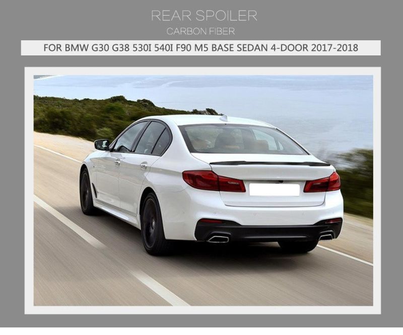 Carbon Rear Trunk Spoiler for BMW 5series G30 G38 530I 540I 17-18